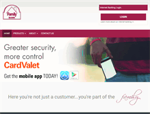 Tablet Screenshot of familybankonline.com
